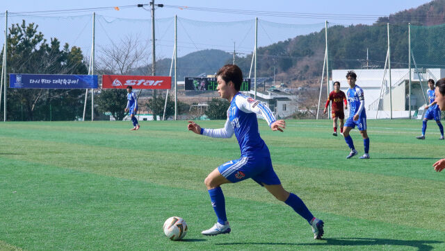 호남대학교 김예준./한국대학축구연맹