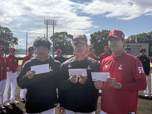 왼쪽부터 신범수, 이원준, 백승건./SSG 랜더스