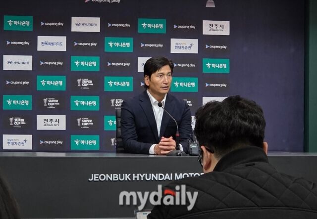 정정용 전북 현대 감독./전주월드컵경기장=노찬혁 기자