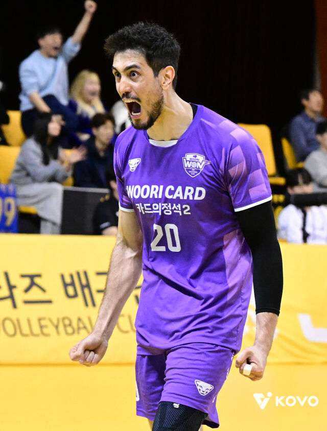 우리카드 아라우조./KOVO