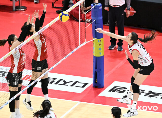 공격하는 자네테./KOVO