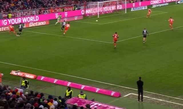 바이에른 뮌헨 경기 중계 장면