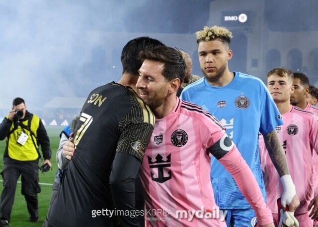 손흥민과 메시/게티이미지코리아