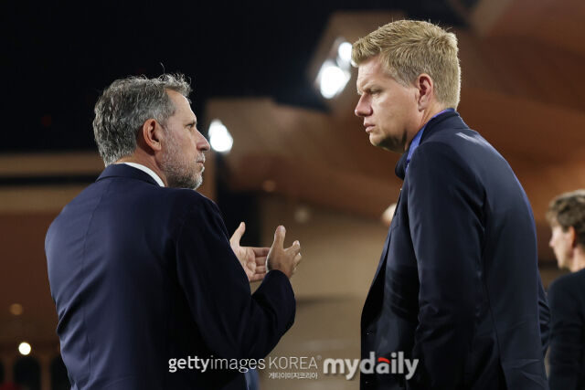 파비오 파라티치(왼쪽)와 요한 랑에./게티이미지코리아