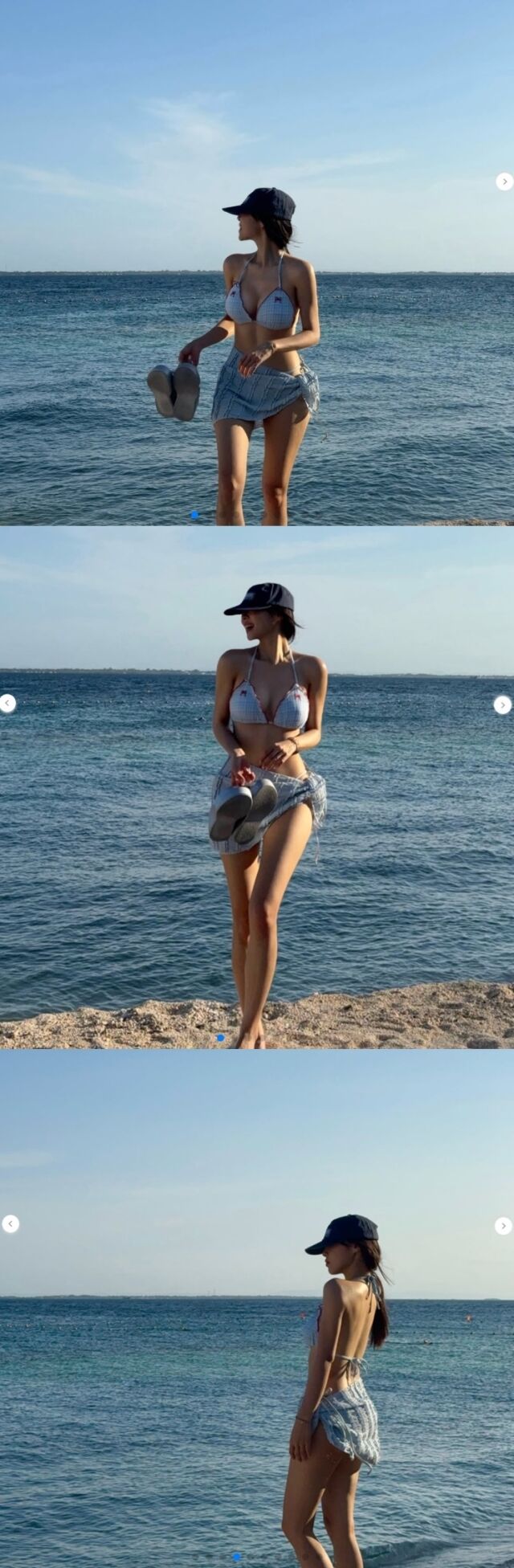 개그맨 박성광의 아내 이솔이가 탄탄한 비키니 자태를 뽐내며 활기찬 근황을 공유했다./이솔이 소셜미디어