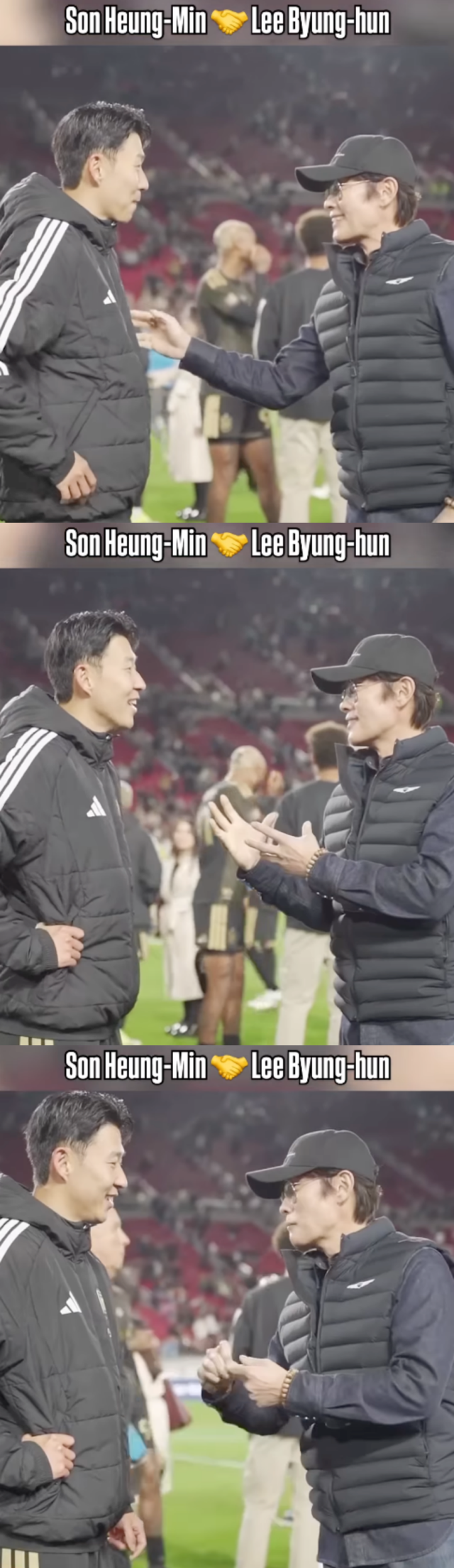 손흥민, 이병헌 / MLS 인스타그램