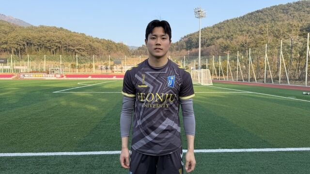 전주대학교 임용민./한국대학축구연맹