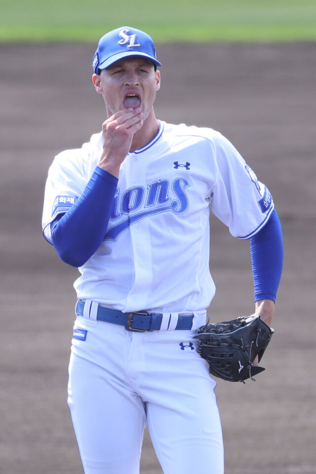 삼성 라이온즈 맷 매닝./삼성 라이온즈