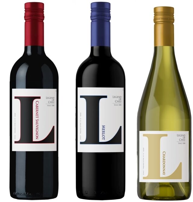 리뉴얼한 ‘L와인’ 3종 패키지. /롯데칠성음료