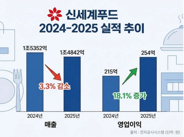 신세계푸드 실적 추이. /그래픽=방금숙 기자