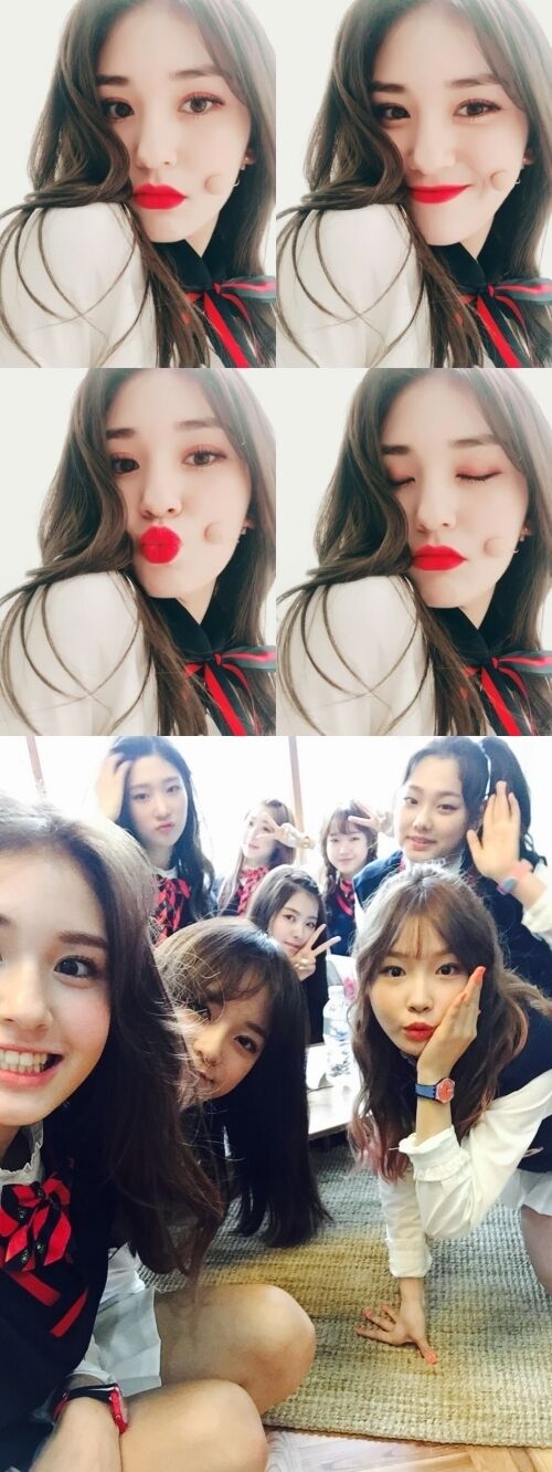 그룹 아이오아이의 10년전 모습 / 전소미 소셜미디어