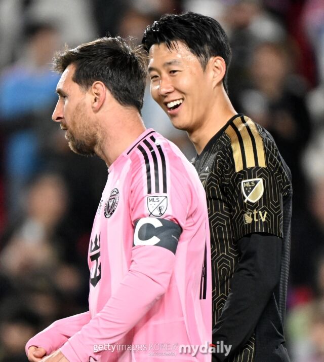 리오넬 메시와 손흥민/게티이미지코리아