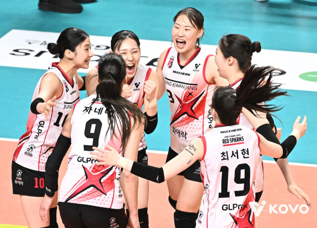 승리한 정관장./KOVO