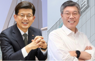 사진 왼쪽부터 빈대인 BNK금융 회장, 황병우 iM금융 회장/각 사