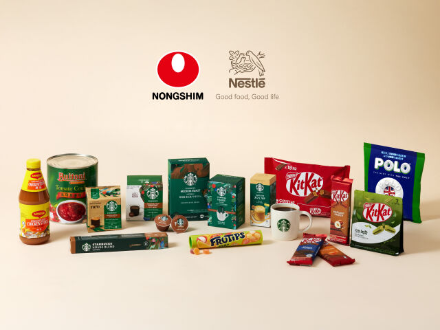 농심은 이달부터 네슬레 커피와 제과 카테고리 약 150개 제품의 국내 오프라인 유통을 시작한다. /농심