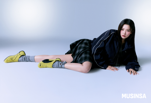 무신사 X 푸마 캡슐 컬렉션 레드벨벳 슬기 화보. /무신사