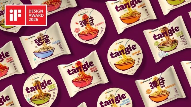 iF 디자인 어워드 2026 본상 수상한 삼양식품 ‘탱글’. /삼양식품