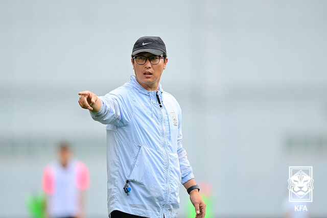 김정수 감독./대한축구협회