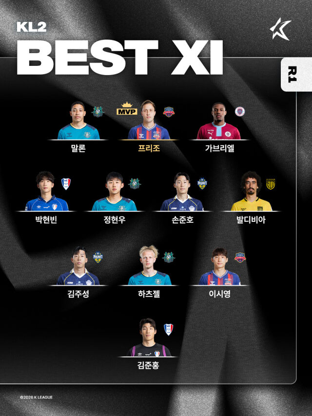 하나은행 K리그2 2026 1라운드 베스트11./프로축구연맹