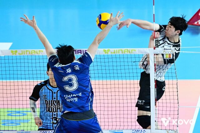 전광인의 공격./KOVO