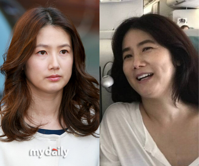 심은하의 최근 근황이 공개됐다. / 마이데일리 DB, 온라인 커뮤니티