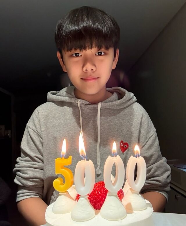 김소현 손준호 부부의 아들 주안 군의 근황이 공개됐다. / 김소현 SNS