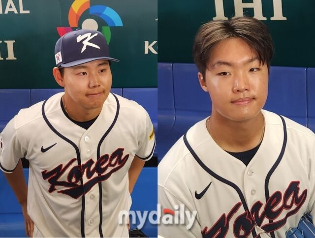 소형준과 정우주./도쿄(일본)=김경현 기자