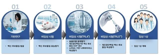 국산 니파바이러스 백신 개발 진행 상황. /질병관리청