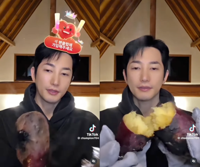박시후가 틱톡커로 변신했다. / 박시후 SNS