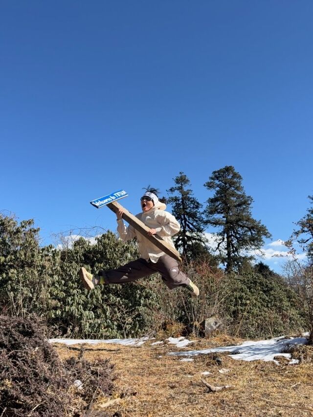 원지가 히말라야 트레킹 근황을 공개했다. / 원지 SNS