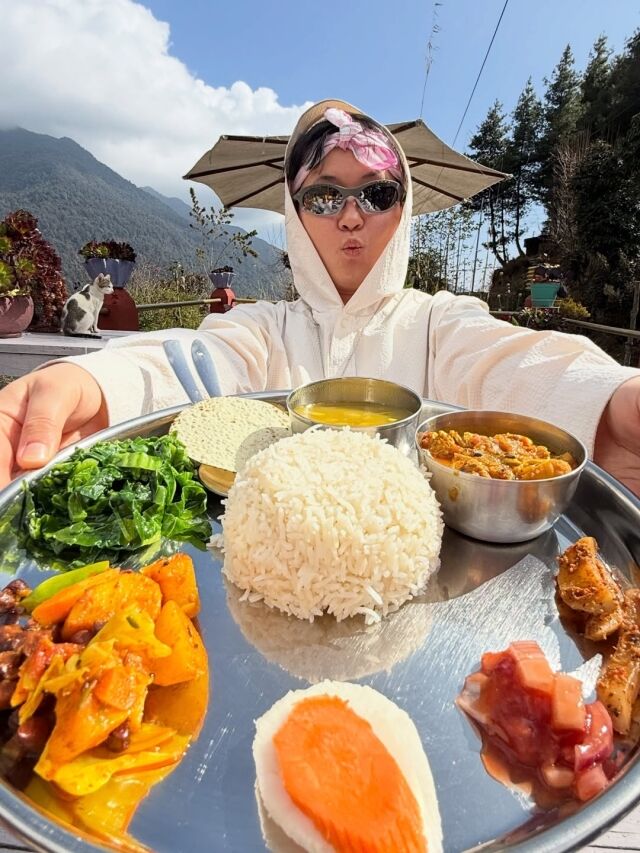 원지가 히말라야 트레킹 근황을 공개했다. / 원지 SNS