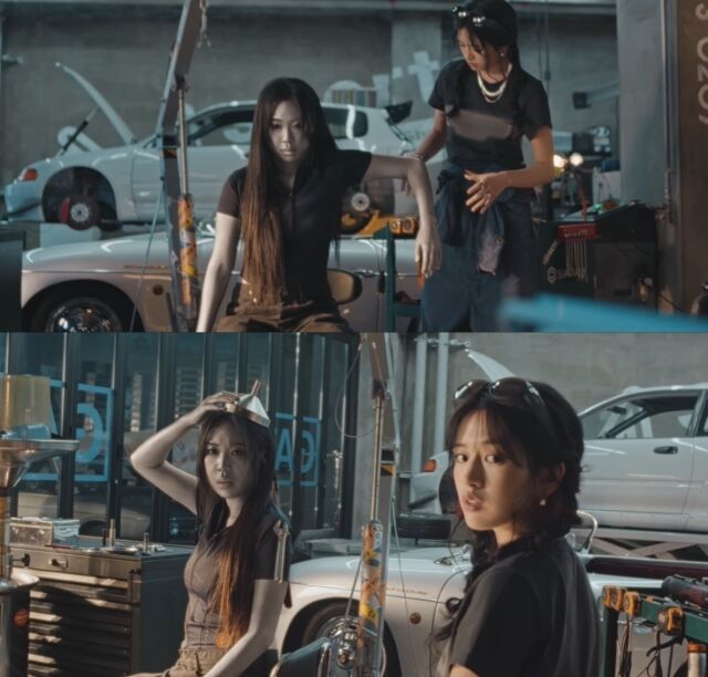 아이브 안유진/이영지 '로봇' 뮤직비디오