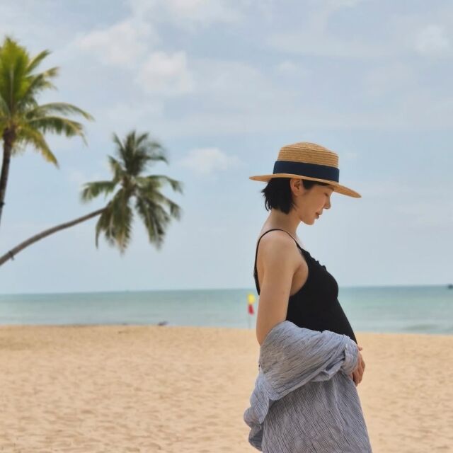 배우 이문정이 셋째 임신 소식을 전했다. / 이문정 소셜미디어