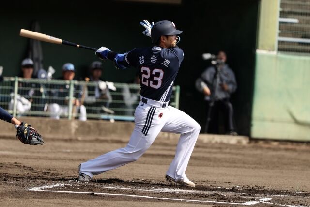 캠프 MVP로 선정된 강승호./두산 베어스