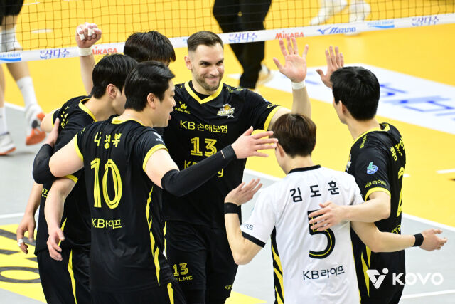 승리한 KB손해보험./KOVO