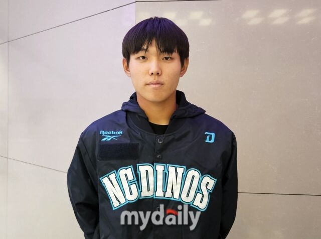 NC 다이노스 신재인./인천공항=심혜진 기자