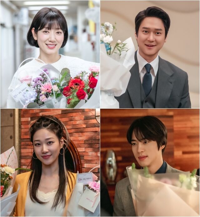 왼쪽부터 시계방향으로 '언더커버 미쓰홍' 주연 4인방 박신헤, 고경표, 조한결, 하윤경 / tvN 