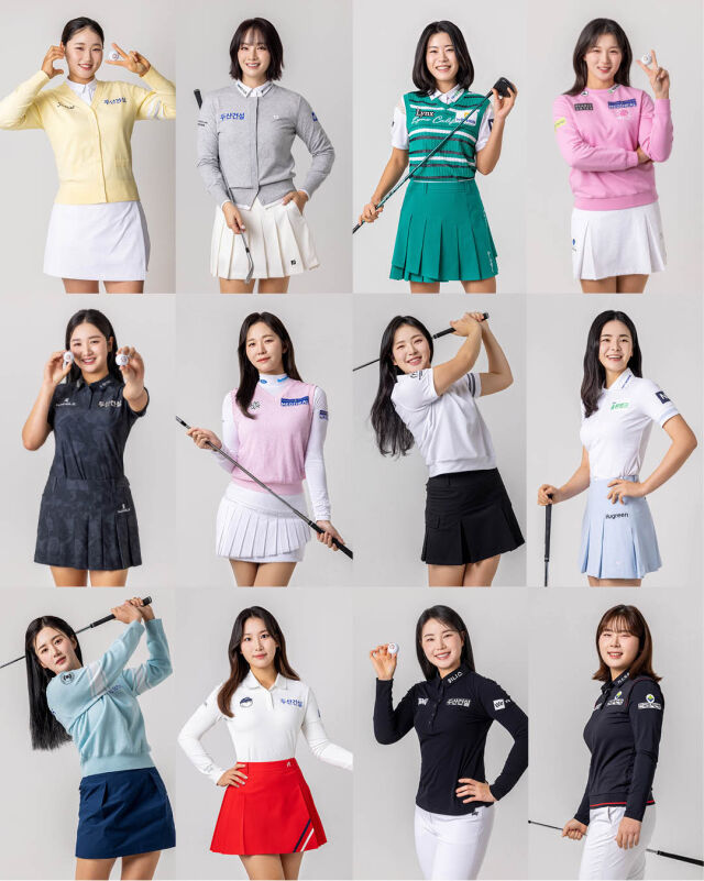 KLPGA 홍보모델 12인./KLPGA