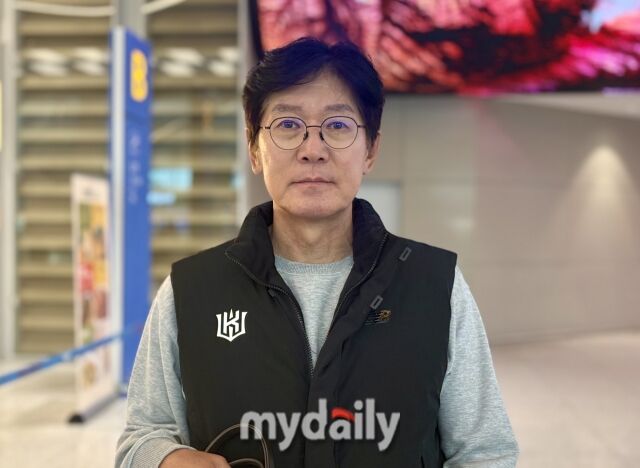 입국장에서 만난 이강철 감독./인천공항=김희수 기자