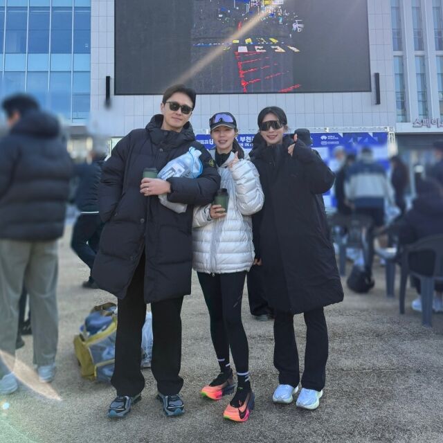 배우 진태현과 아내 박시은·딸 한지혜 양/진태현 소셜미디어