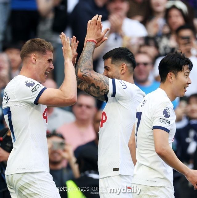 손흥민, 판 더 벤, 로메로/게티이미지코리아