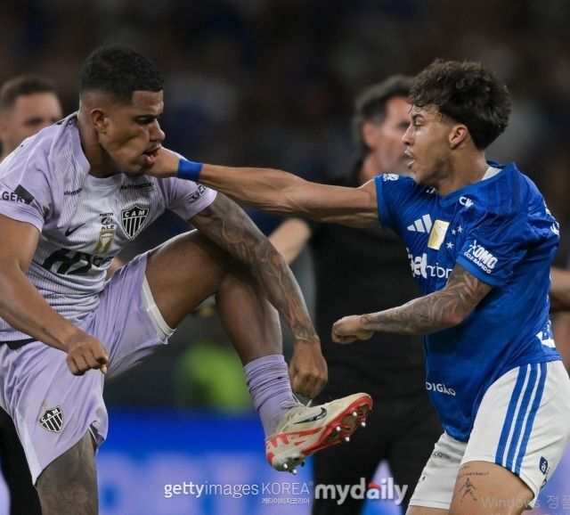 크루제이로와 아틀레티코 미네이루의 난투극 장면/게티이미지코리아