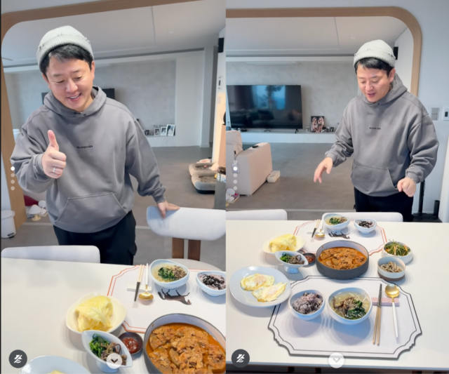 김지민이 남편 김준호를 위해 정성스러운 집밥을 차렸다. / 김지민 SNS