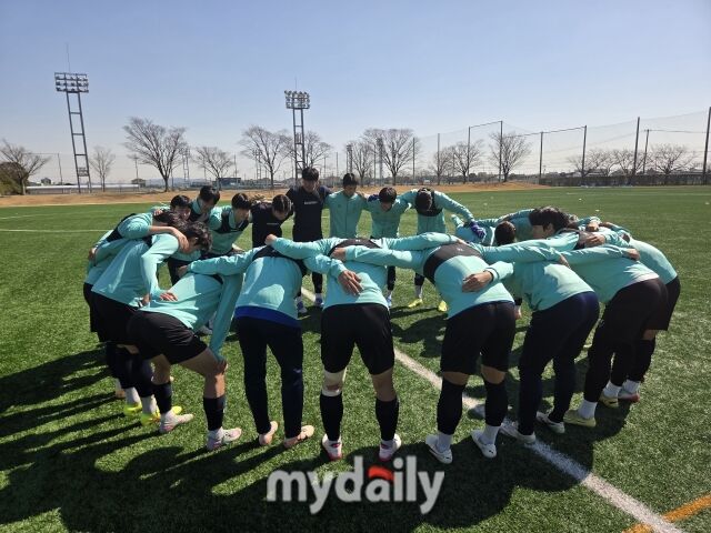 한국대학축구연맹 선발 대표팀./나고야(일본)=노찬혁 기자