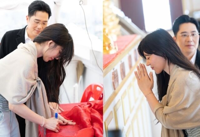 무속인 노슬비가 한국 무속인 최초 태국 디즈니에 초청되는 경사를 맞았다. / 노슬비 소셜미디어