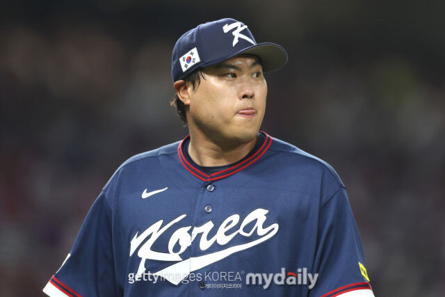 한국 WBC 대표팀 류현진./게티이미지코리아