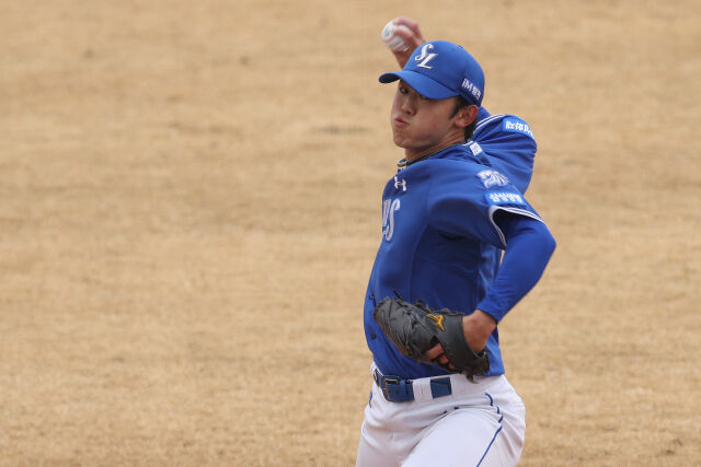 삼성 라이온즈 미야지 유라./삼성 라이온즈
