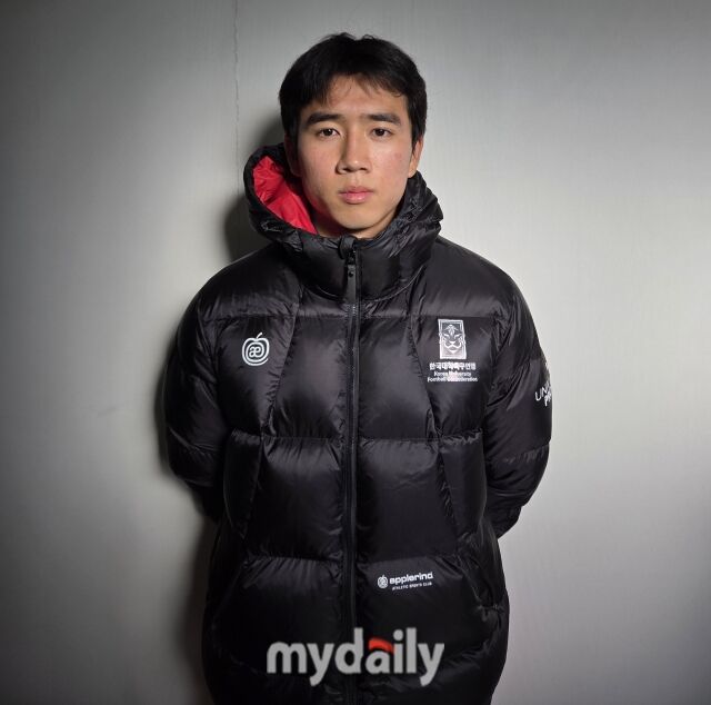 한국대학축구연맹 대학선발대표팀 성예건./나고야(일본)=노찬혁 기자