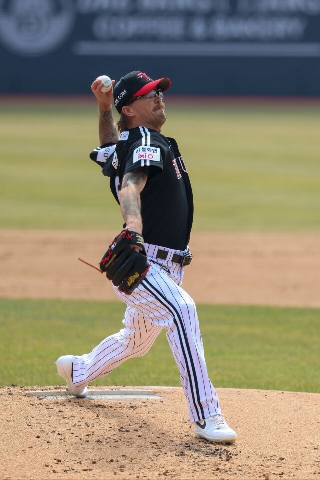 LG 트윈스 라클란 웰스./LG 트윈스