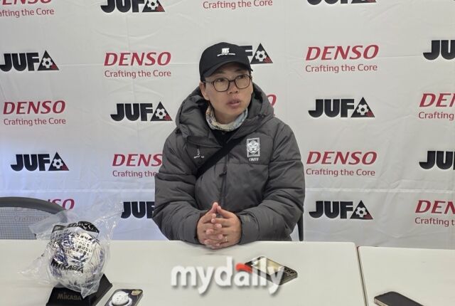 한국여자대학 선발팀 고문희 감독./나고야(일본)=심재희 기자